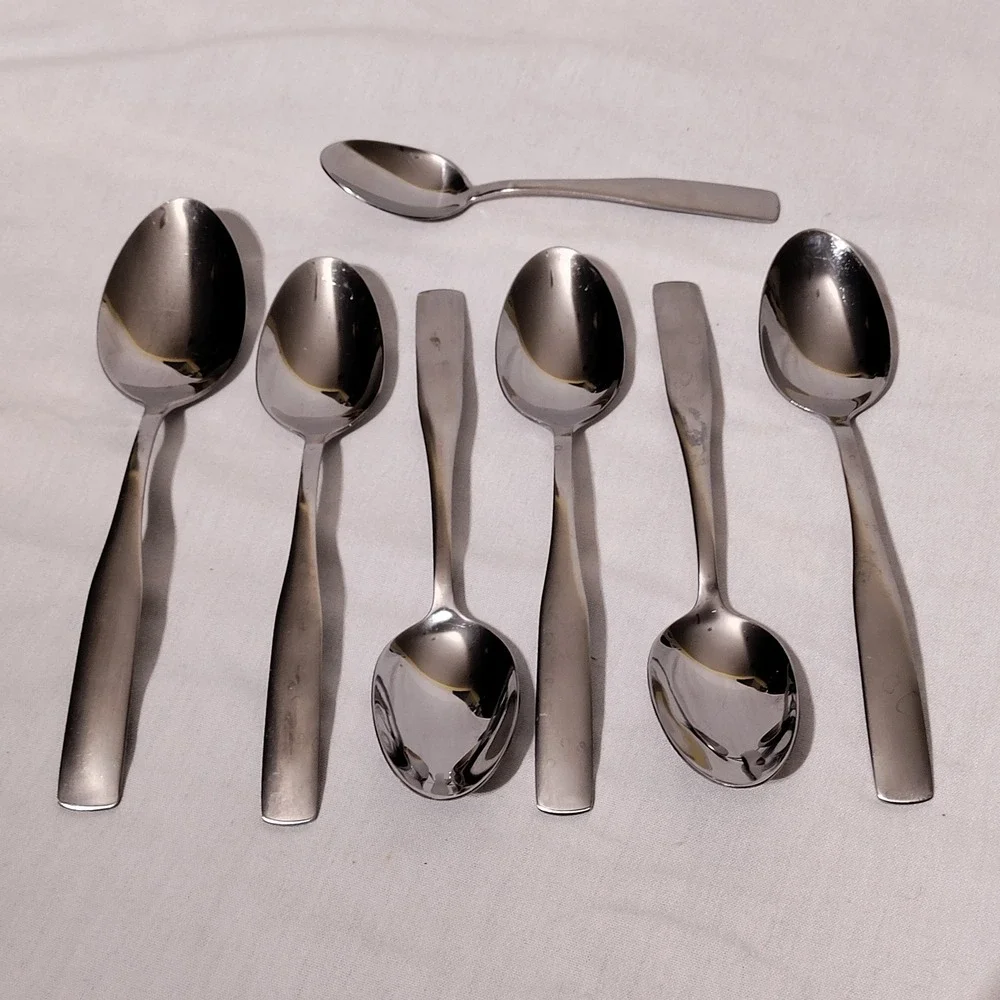 Cambridge Madison Stainless Steel Flatware Spoons Set of 7